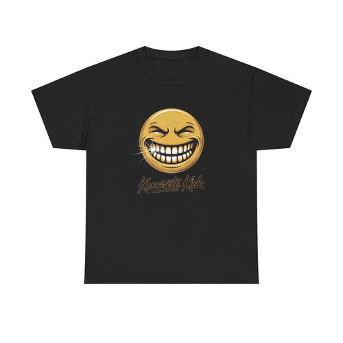 Smile Emoticon Tee — "Koncrete Kidz" Graphic T‑Shirt