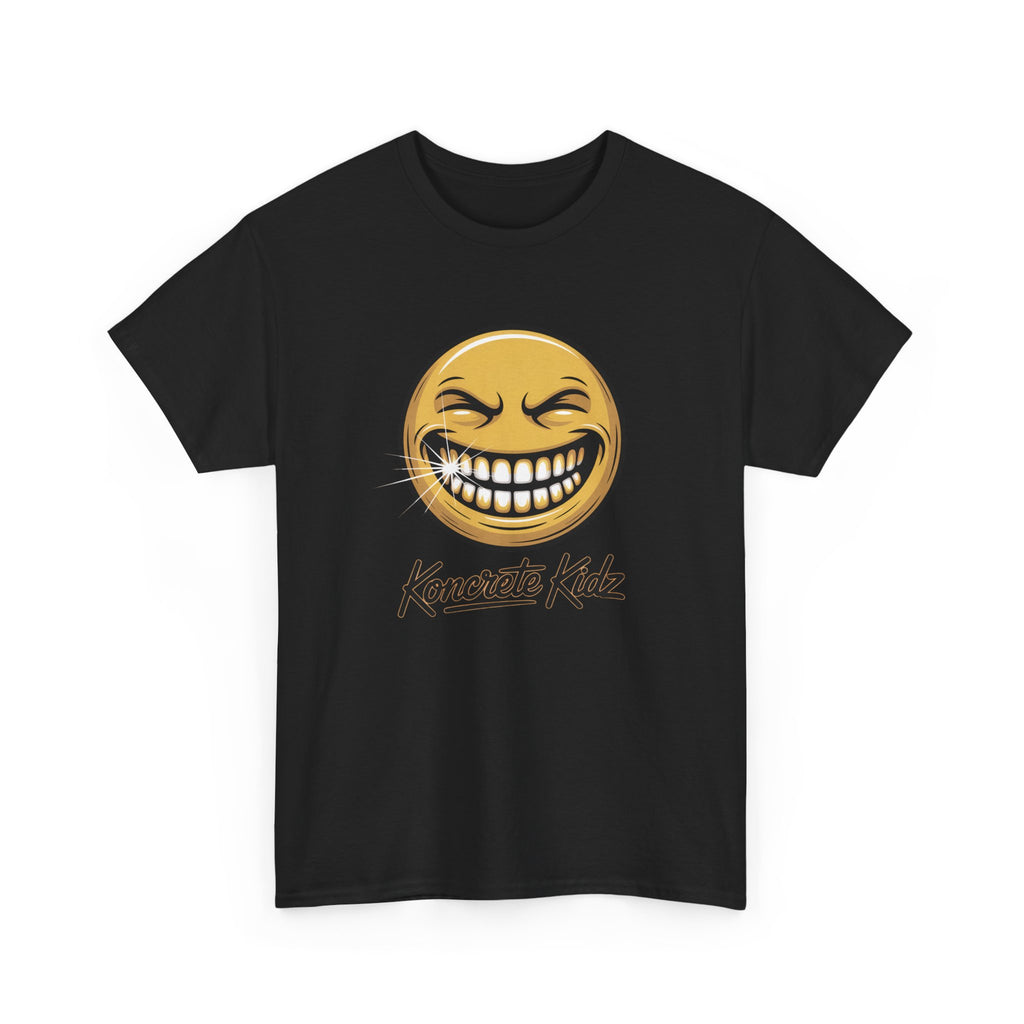 Smile Emoticon Tee — "Koncrete Kidz" Graphic T‑Shirt