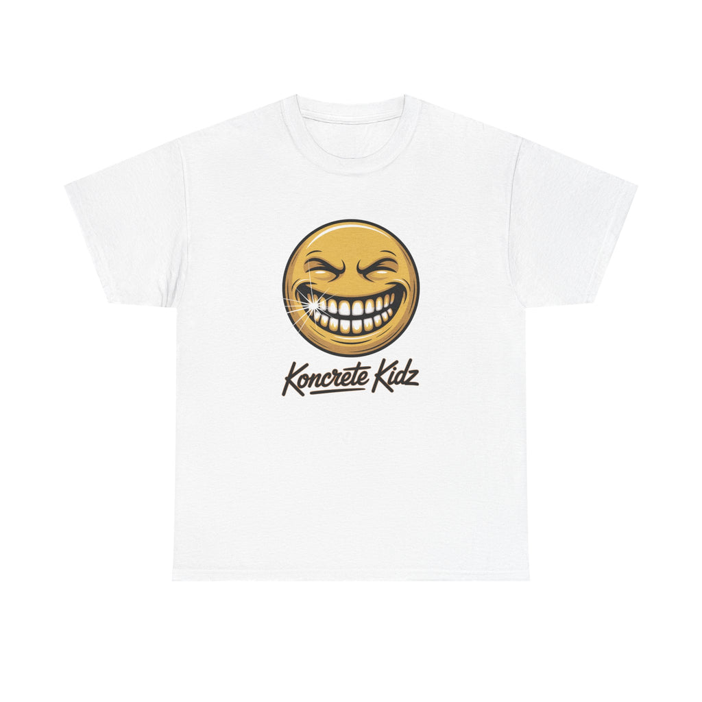 Smile Emoticon Tee — "Koncrete Kidz" Graphic T‑Shirt